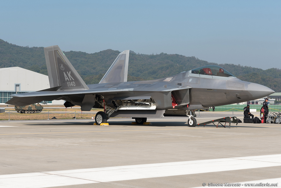 USAF F-22A Raptor 07-0140 spare demo aircraft