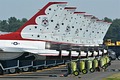 USAF Thunderbirds on the ramp