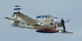 A-1E Skyraider in USN VAQ-33 markings