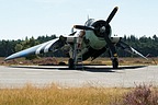 TBM-3E Avenger unfolding wings