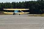 No obstructions even when shooting this Beech Staggerwing with range