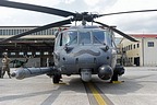 Front view of the HH-60G Pave Hawk, serial 89-26212, assigned to 56th Rescue Squadron / 31st Fighter Wing, on which we'll make the flight