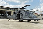 An angled close up view of this HH-60G Pave Hawk assigned to 56th Rescue Squadron / 31st Fighter Wing