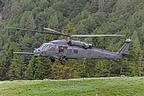 HH-60G Pave Hawk approaching the grassy strip