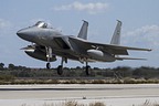 RSAF F-15C Eagle 214 landing