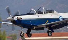 T-6 Texan II landing