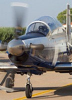 T-6 Texan II on the taxiway