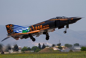 HAF RF-4E Phantom II 7499 'The end of the film' take-off