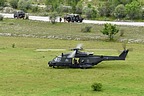 The other doorgunner in the UH-90A secures the other side of the LZ