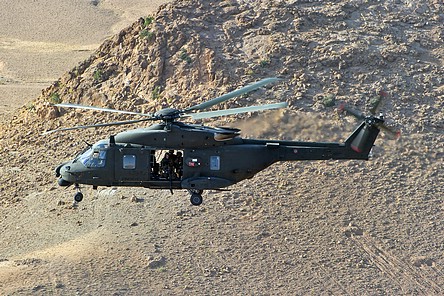 Afghanistan's high terrain can be very challenging in low visibility