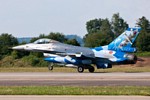 Belgian Air Force F-16AM Fighting Falcon FA-110 with 349 Squadron 70th anniversary tail