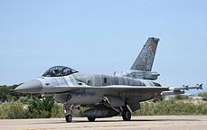 Polish Air Force 6.ELT F-16C Block 52+ with tiger markings