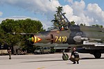 Su-22M4 returning to base, noting the dummy R-60 short-range air-to-air missile.