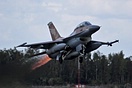 F-16B afterburner take-off