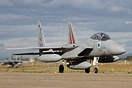 F-15D '979', note the EHUD pod on the outer Sidewinder station